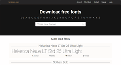 Desktop Screenshot of fontscore.com